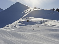 Mayrhofen in skigebied Zillertaler in Oostenrijk